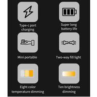 Gambar Lampu Mini Led Smartphone Gopro Gimbal Action Cam Magnetic Stabilizer 8 Color dari BengsStore undefined 3 Tokopedia