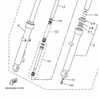 Gambar PER SHOCK SHOK DEPAN RX KING RXKING RXK 3KA-F3141-10 ORIGINAL - 1 SET (2 PCS) dari RxCorner undefined 2 Tokopedia
