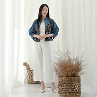 Gambar Outer Batik 135 SMA /Jaket Batik Wanita Modern/ Luaran Batik/ Seragam Batik - Standart dari GnG Store undefined 3 Tokopedia