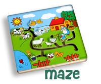 Gambar Mainan Kayu Edukasi / Edukatif - Maze Peternakan / Farm Maze dari TokoDnD undefined 4 Tokopedia