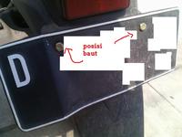 Gambar Baut Mur plat nomor Motor standar / pelat nomer Mobil - sekrup skrup dari Alfa Kirani Shop undefined 2 Tokopedia