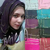 Gambar pasmina katun import list silver, ready hijau tua,hijau muda,maroon,bw dari Mien Alatas Collection undefined 1 Tokopedia