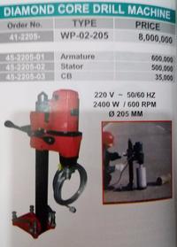Gambar Mesin BOR DIAMOND CORE DRILL BETON COR JALAN ASPAL 205mm WIPRO dari Karya Indah TKI undefined 2 Tokopedia