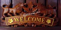 Gambar Papan Nama Dinding Ukiran Bali Motif Singa dari Bli Ketut Ukir undefined 2 Tokopedia