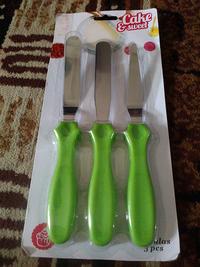 Gambar Spatula Set/Palet Knife (isi 3pcs/set) - Merah Muda dari Opal Baking Tools undefined 2 Tokopedia