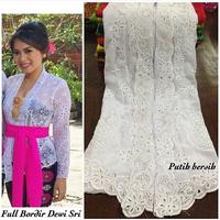 Gambar Kebaya full bordir dewi sri spesial putih dari Radha Krishna Bali undefined 1 Tokopedia
