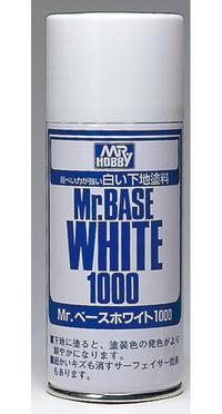 Gambar Mr Base White 1000 SPRAY - Cat PRIMER Gundam Model Kit SPRAY dari Ota Heaven undefined 1 Tokopedia