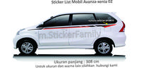 Gambar sticker cutting mobil avanza-xenia/side strips dari stickeronlinee undefined 1 Tokopedia
