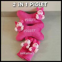 Gambar Bantal Mobil 2 in 1 Piglet dari SintaMart undefined 1 Tokopedia