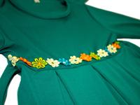 Gambar Baju Muslim Gamis Anak Perempuan Hijau Toska, lucu imut dari Grone undefined 4 Tokopedia