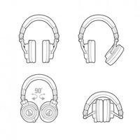 Gambar Audio Technica ATH-M50X Black - Studio Monitor Headphone dari Destiny Sound undefined 3 Tokopedia