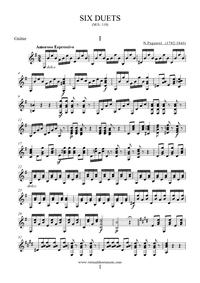 Gambar Buku Duet Biola dan Gitar Six Duets by Nicolo Paganini dari Figaro Music undefined 4 Tokopedia