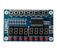 Gambar TM1638 Seven Segment Digital Tube 8 Digit LED Key Display Module dari DA Electronics undefined 2 Tokopedia