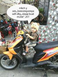 Gambar boncengan motor anak matic / bebek - kursi bonceng anak dari Bukan Ratu Shop undefined 2 Tokopedia