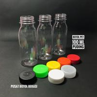 Gambar BOTOL PLASTIK PET 100 ML / BOTOL JELLY / BOTOL PUDING (isi 100pcs) - MERAH dari pusat botol bekasi undefined 3 Tokopedia