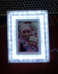 Gambar bingkai foto LED / frame foto LED / bingkai styrofoam / LAMPU LED dari styroart undefined 3 Tokopedia
