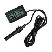Gambar Hygrometer dan termometer mini dengan kabel probe sensor 1,5meter dari AdhiMed undefined 2 Tokopedia
