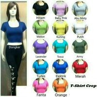 Gambar Baju polos crop top / atasan wanita / kaos - coksu dari Arfashionbdg undefined 3 Tokopedia