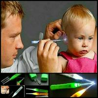Gambar korek kuping anak lampu led nyalah earpick pembersih telinga dari Pinkk Fashion shop undefined 1 Tokopedia