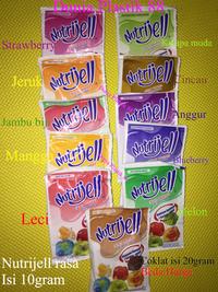 Gambar isi 10gram tepung agar jelly powder NUTRIJELL nutrijel aneka RASA dari DUNIA PLASTIK 88 undefined 2 Tokopedia