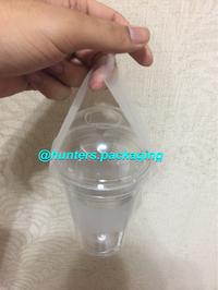 Gambar Plastik Tenteng Gelas | Plastik tenteng gelas take away | Dum Dum dari Hunters.Packaging undefined 4 Tokopedia
