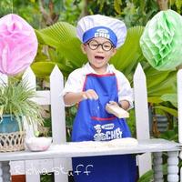 Gambar Apron Anak dan topi koki - Merah dari RidhaStuff_NEW undefined 1 Tokopedia