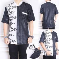 Gambar baju koko lengan pendek atasan cowok rio dari Angelsammy shop undefined 1 Tokopedia