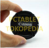Gambar Lens Cap Logo Canon 52mm Tutup Lensa 18-55 mm Cover Camera Snap On 52 dari PC and Tablet undefined 2 Tokopedia