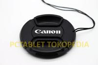 Gambar Lens Cap Logo Canon 52mm Tutup Lensa 18-55 mm Cover Camera Snap On 52 dari PC and Tablet undefined 1 Tokopedia