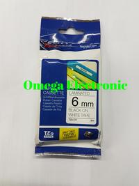 Gambar Brother Label Tape TZE-211 6MM Black On White TZE 211 Ptouch dari Omega Electronic undefined 1 Tokopedia