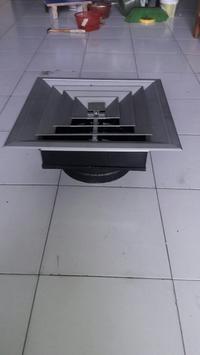 Gambar Diffuser untuk Ventilasi AC Central Uk. 30 x 30 cm , sock & damper dari Hangar Diffuser undefined 5 Tokopedia