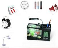 Gambar Mini Aquarium Nano USB Akuarium Dekstop Meja - 3 Sekat Ungu dari Jakarta Hobby undefined 4 Tokopedia