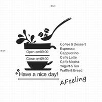 Gambar Stiker Pintu Kaca Open Close Kopi Cafe Kafe Sticker Jadwal Buka Custom dari Dylan Michael Pro undefined 3 Tokopedia