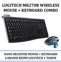 Gambar Mouse + Keyboard Wireless Logitech MK270R Mouse and keyboard combo dari Das Livia Computer undefined 1 Tokopedia