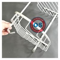 Gambar Rak kawat aluminium 2 susun rak botol rak bumbu pojok OS-80030 dari GrandSanitari undefined 5 Tokopedia