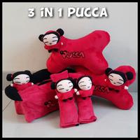 Gambar Bantal Mobil Karakter Pucca 3 in 1 Set Bantal Mobil Murah Lucu dari Toko Bantal Mobil undefined 1 Tokopedia