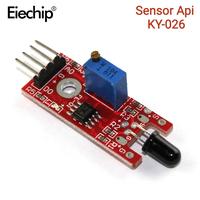 Gambar Sensor Api IR Flame Detector KY-026 4pin Digital & Analog Output Keyes dari Rajaduino undefined 5 Tokopedia