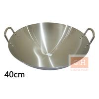 Gambar TAJIMAWA Wajan Stainless Steel 40cm/ Kuali Wajan Masak dari G home mart undefined 1 Tokopedia