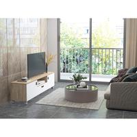Gambar Anya-Living Meja TV Rakki TV Stand - Sonoma Light Cream White dari Anya-Living undefined 2 Tokopedia