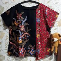 Gambar atasan/baju batik warna merah fanta dari Toko Yeye Shop undefined 2 Tokopedia