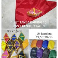 Gambar TANDA REGU BARUNG 10 DAN 1 BENDERA BARUNG - 1 SET dari KURNIA ATK Shop undefined 4 Tokopedia