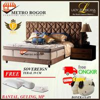 Gambar Kasur Springbed LADY AMERICANA Sovereign 200 x 200 Full Set Spring bed dari Metro bogor undefined 1 Tokopedia
