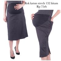Gambar Rok kerja ibu hamil 132 hitam dari Hikasu Baby undefined 1 Tokopedia