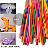 Gambar Balon Latex Pentil / Balon Pentil / Balon Twist / Balon Cacing dari Tivoly Art undefined 1 Tokopedia