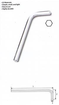 Gambar KUNCI L (PENDEK) 3,5 MM TEKIRO / HEX KEY SHORT dari Tokoorijaya1 undefined 1 Tokopedia