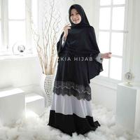 Gambar Gamis Abaya Renda Set By Adzkia Hijab dari GAMIS ADZKIA STORE undefined 3 Tokopedia