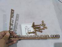 Gambar GROSIR Baut Mur kuningan diameter 6 mm panjang 3 cm kunci 10 jual dari Toko Citra Bangunan undefined 1 Tokopedia