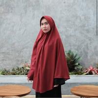 Gambar Khimar Pet JUMBO XXL Hijab instan Kerudung Antem dari abi,shop undefined 3 Tokopedia