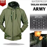 Gambar JAKET HOODIE ZIPPER TASLAN WATERPROOF JAKET BOMBER PARKA MOTOR PREMIUM dari UNGSIRA STORE undefined 4 Tokopedia