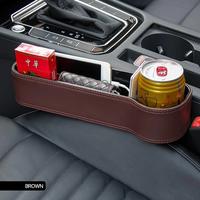 Gambar Storage Box Leather Car Organizer Seat Gap For All Car - Hitam dari RenitaStore By KVN undefined 3 Tokopedia